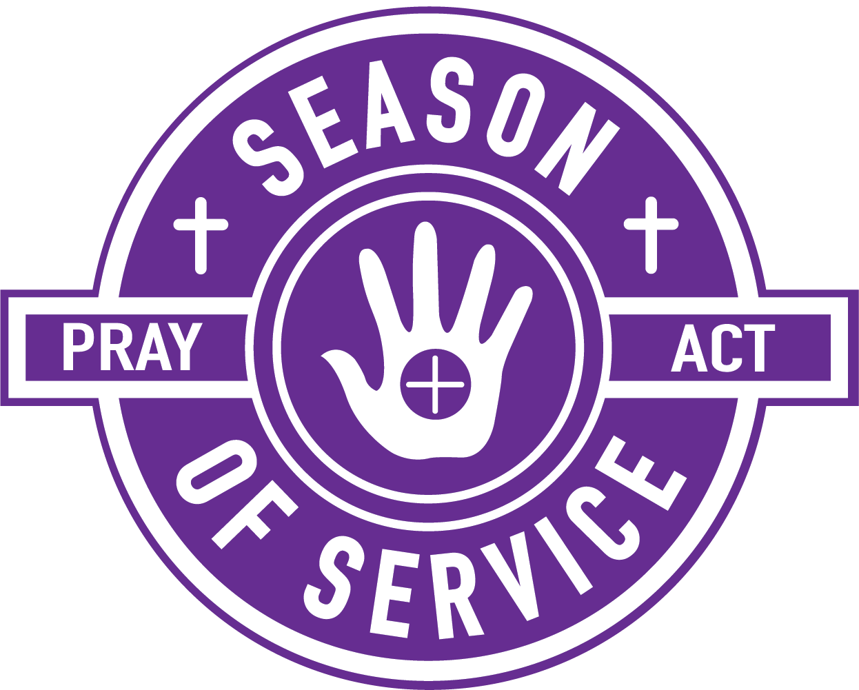 Season of Service NO YEAR purp inverted